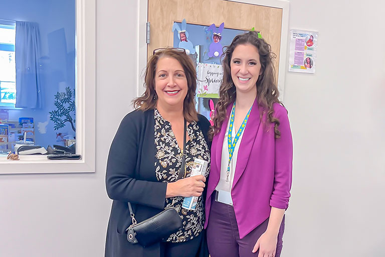 Image of CT Representative Anne Dauphinais and Director Katy Holzer