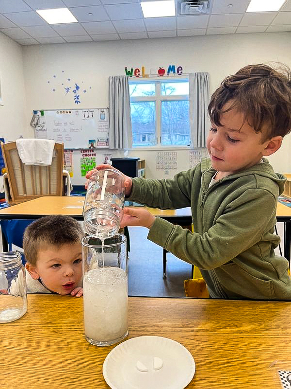 Image of children doing a science activity