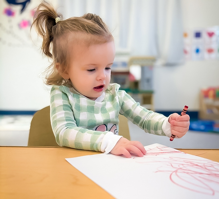 Image of baby playing
