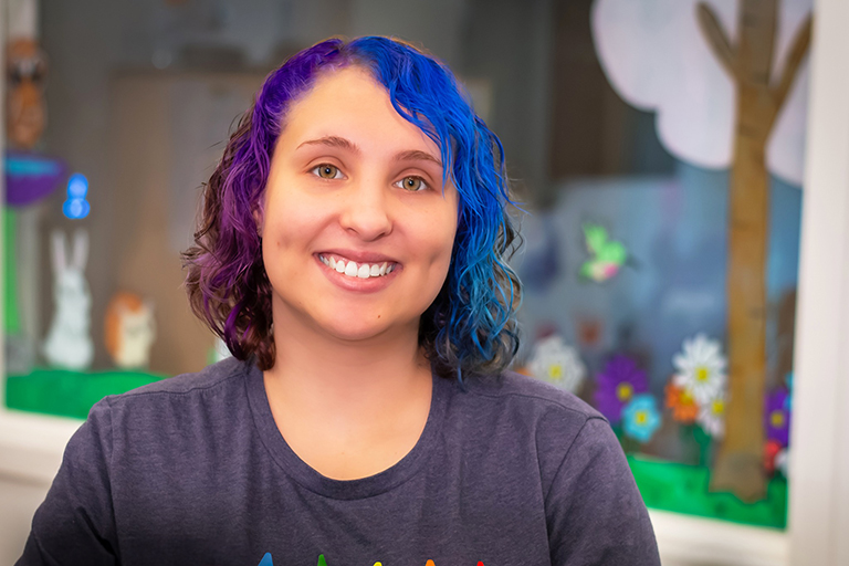 Image of employee of the month Dominique Sortwell