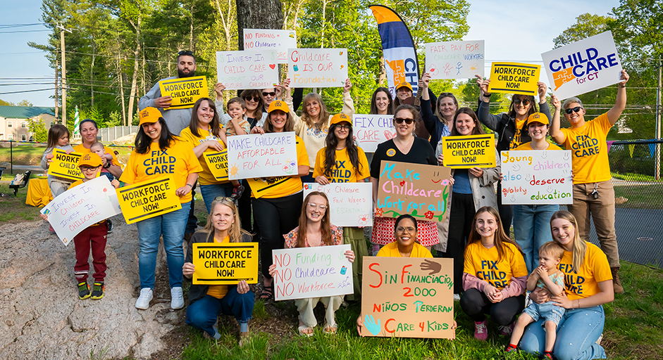Image of Child care for CT Rally