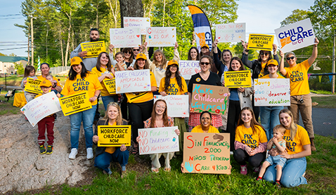 Image of child care for ct rally